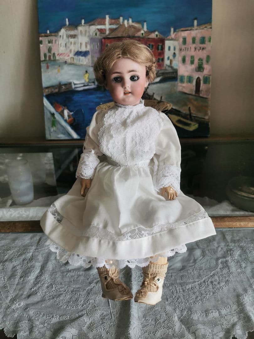 アンティークビスクドール シモン＆ハルビック 動く12関節 編込髪