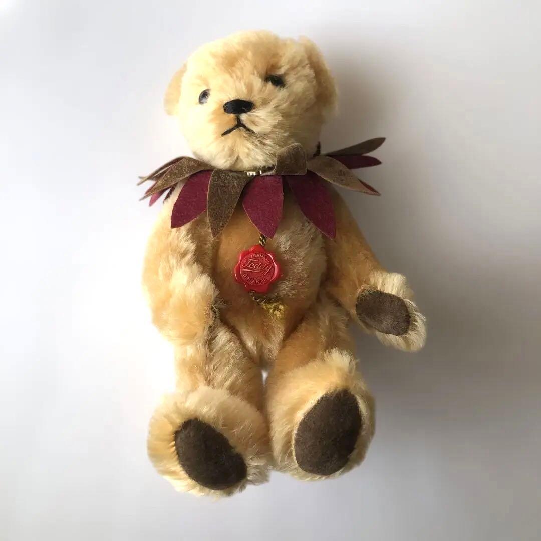 テディベア Hermann Teddy オリジナル ぬいぐるみ ベージュ ハーマン テディ オリジナル社 テディベア | Kitten Blue