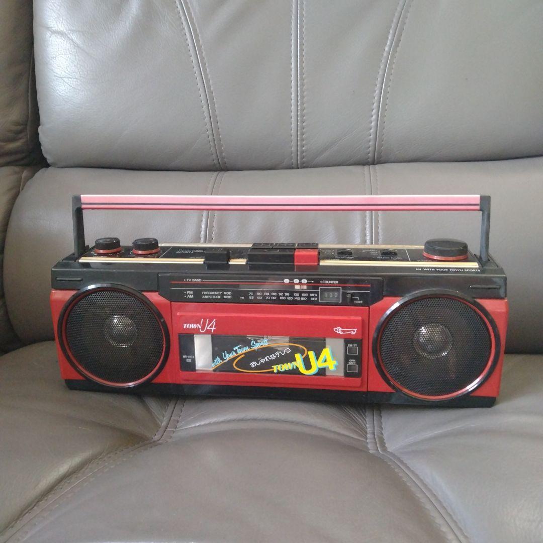 サンヨー　ラジカセTOWN　U4TⅡ Amazon.co.jp: SANYO Sanyo MR-U4TII MR-U4T(2) Red TOWN U4 FM/AM 2