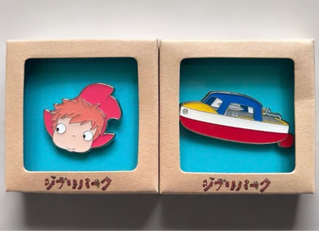 ジブリパーク 限定 ピンバッジ 崖の上のポニョ ポニョ ポンポン船