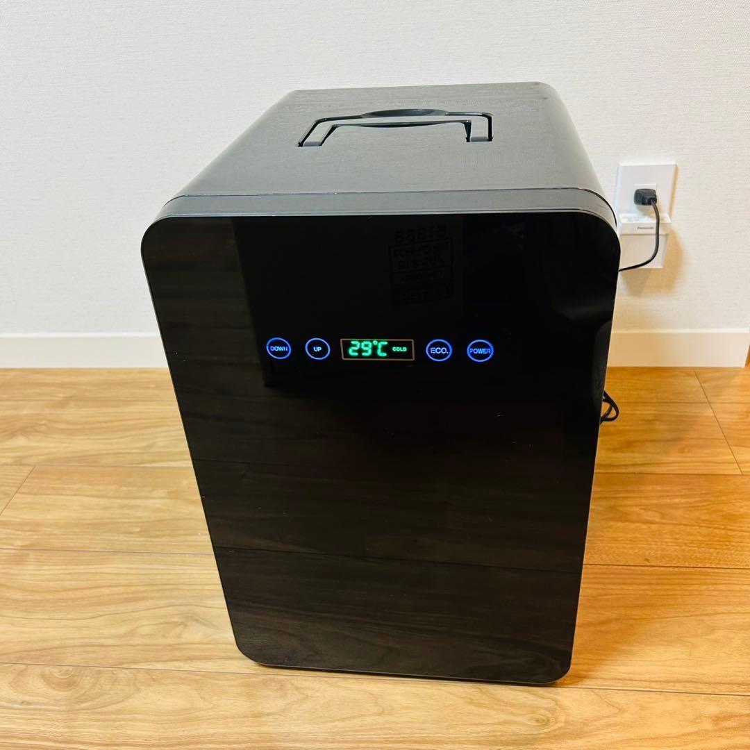 ベルソス　ダブルペルチェ冷温庫「VS-440BK」24L 冷蔵庫 デジタル ユアサプライムス.com｜ベルソス 24Lダブルペルチェ冷温庫 VS-440