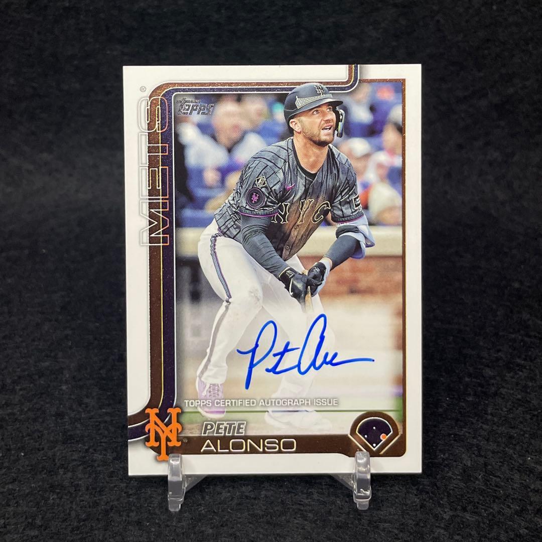 2025 Topps MLB Series 2 ピートアロンソ 直筆サインカード - メルカリ