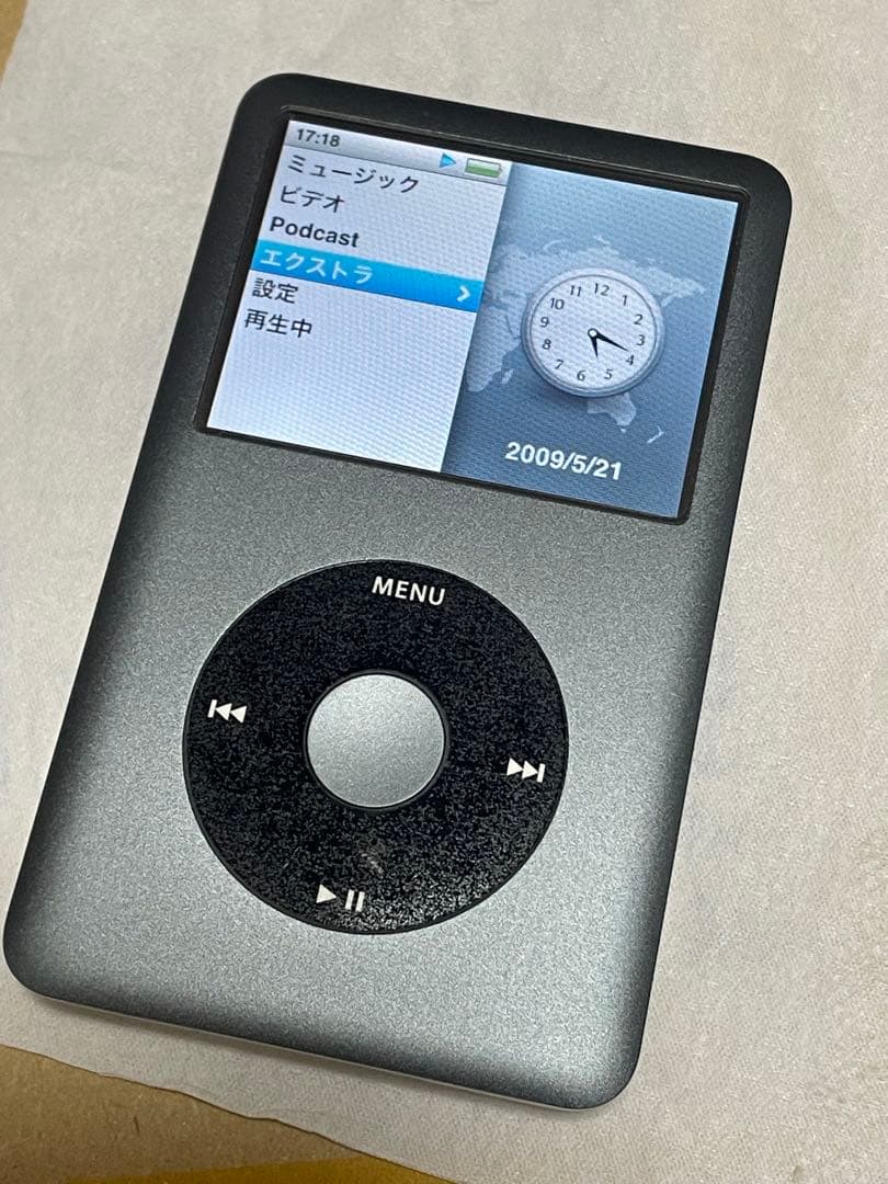 動作OK】Apple iPod 120GB グレー - メルカリ