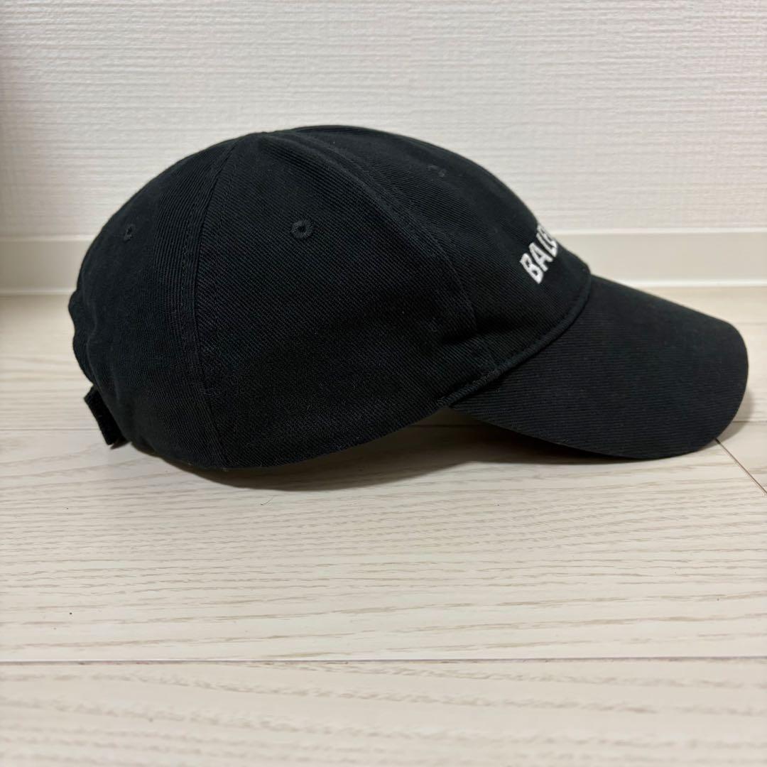✨極美品✨BALENCIAGA キャップ L59 新ロゴ マジックテープ 黒 - メルカリ