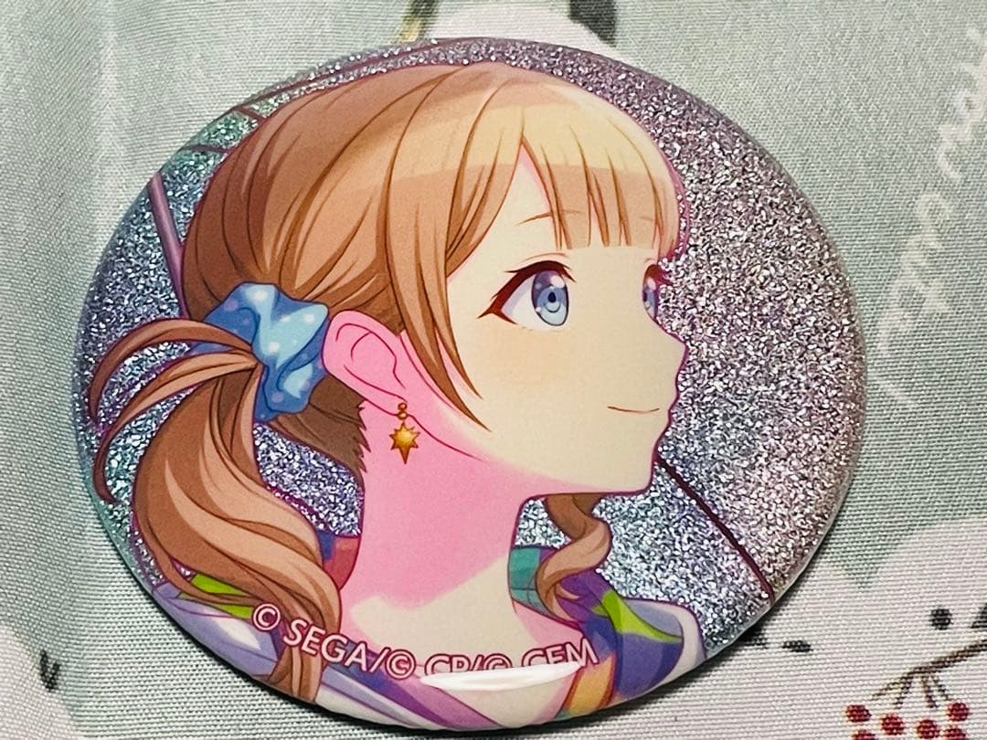 プロセカ 望月穂波 グリッター缶バッジ - メルカリ