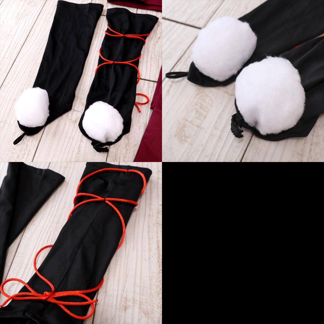 刀剣乱舞 今剣 通常 正装 戦闘衣装＋ウィッグ＋靴（一本下駄） M