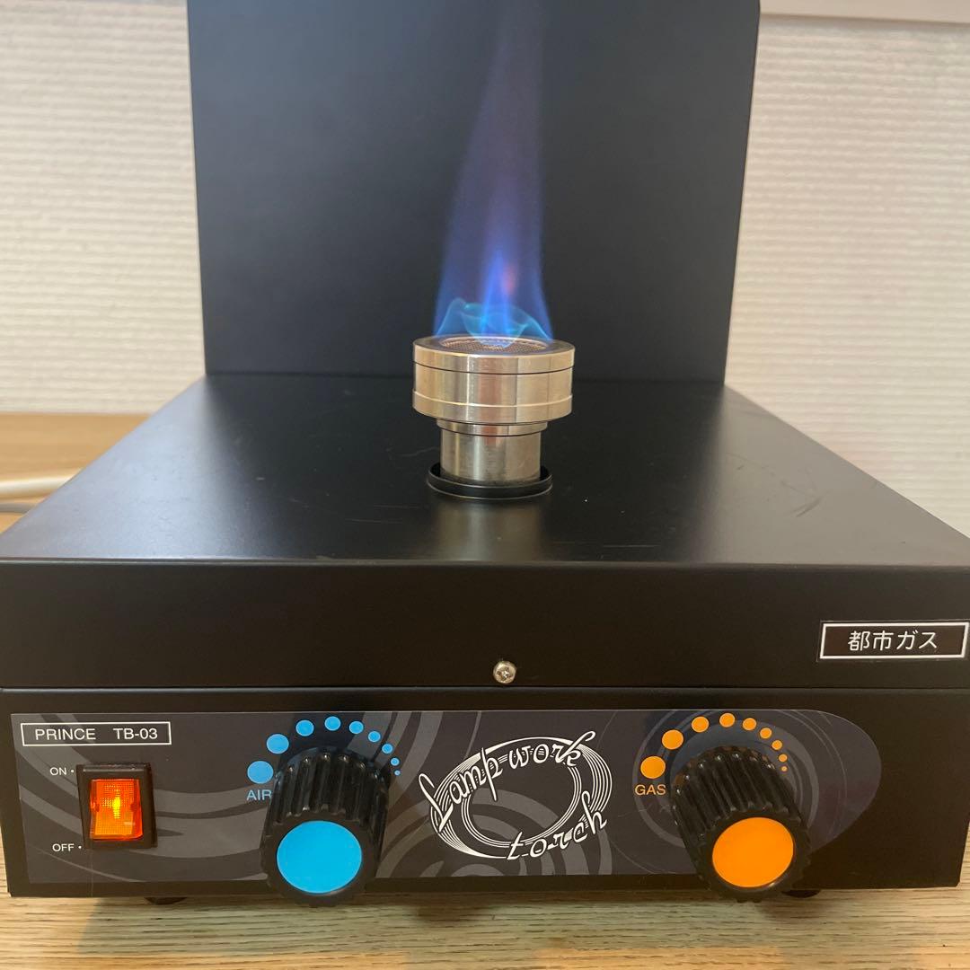 プリンス カセットバーナー TB-03 (都市ガス) とんぼ玉 バーナーワーク