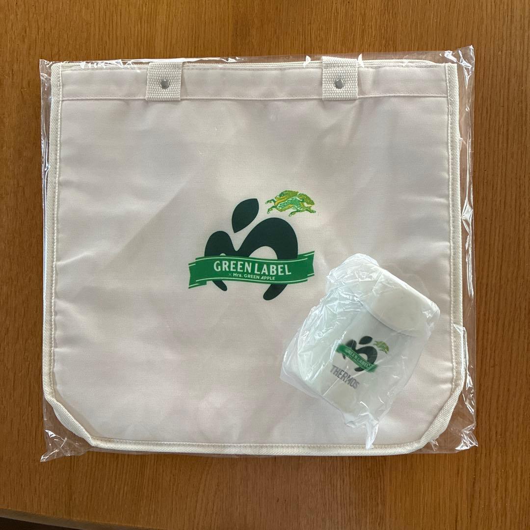 KIRIN Mrs. GREEN APPLE コラボロゴ入りバッグ保冷缶ホルダー - メルカリ