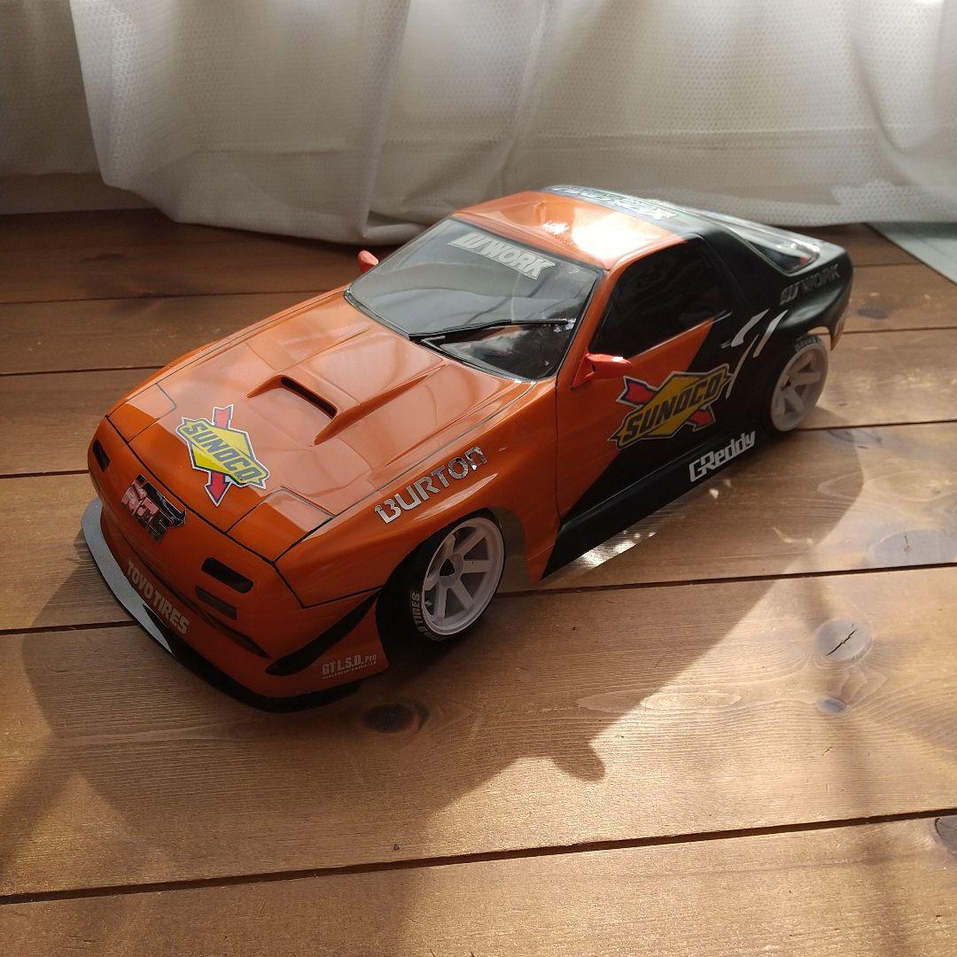 ラジコン1/10 トップラインRX7ボディー TOPLINE(トップライン)/TB-003/MAZDA RX-7 FD3S ボディセット(未塗装