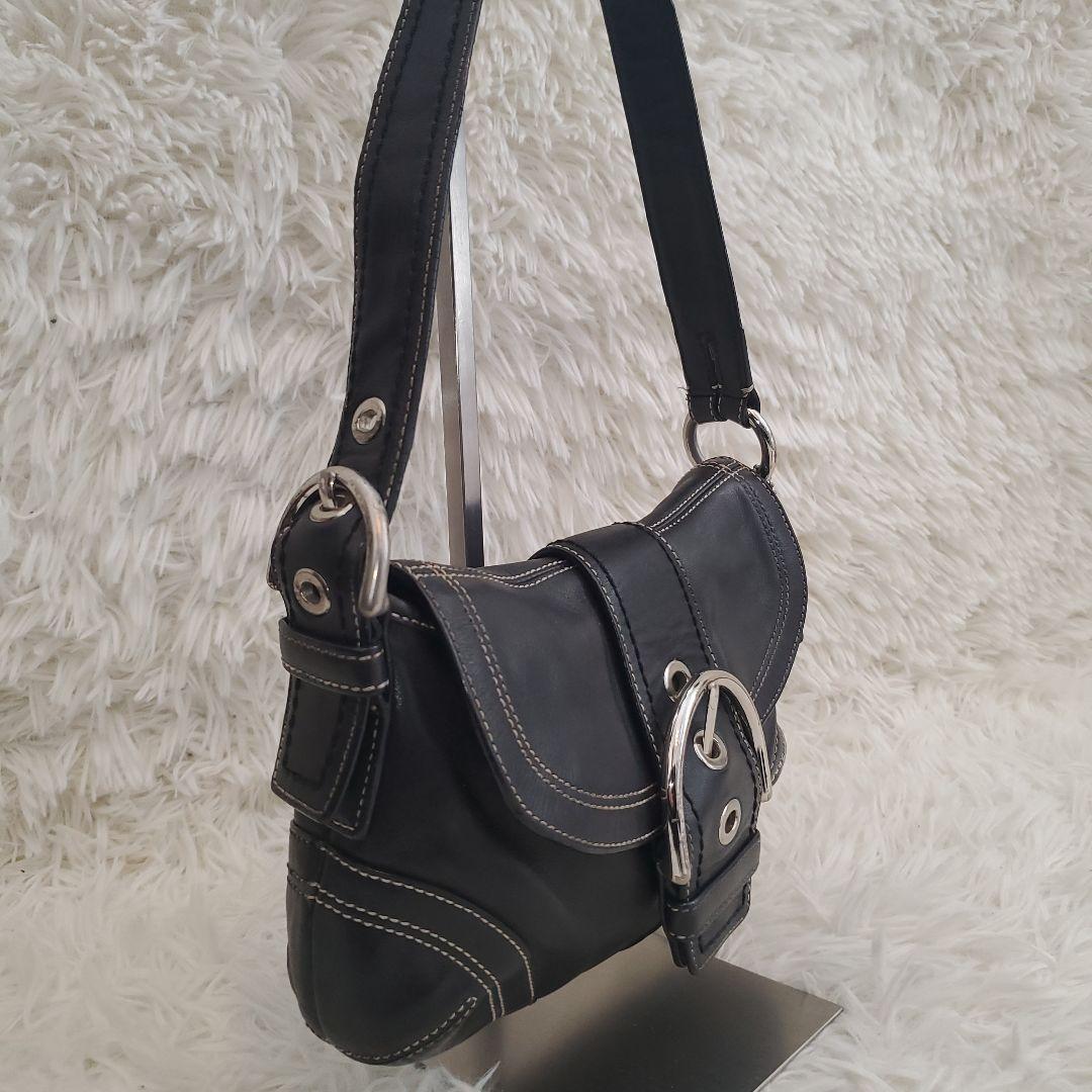 ⭐名作⭐COACH ソーホー アクセサリーポーチ ブラック 10318 - メルカリ