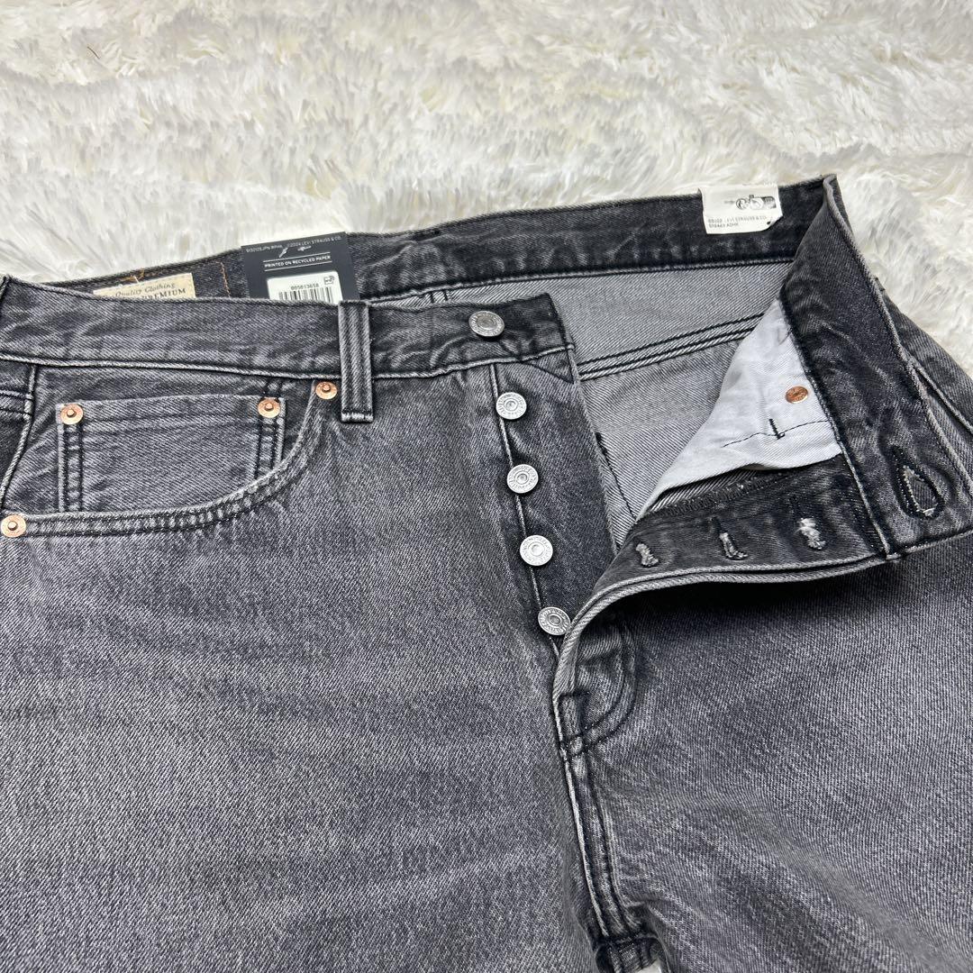 新品 リーバイス 501 ブラック 先染め セルビッジ 赤耳 ビッグEモデル