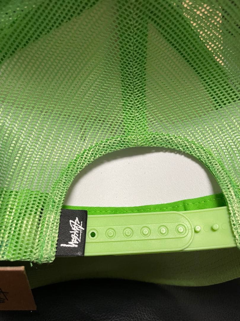 STUSSY CROWN STOCK TRUCKER CAP 緑 - メルカリ