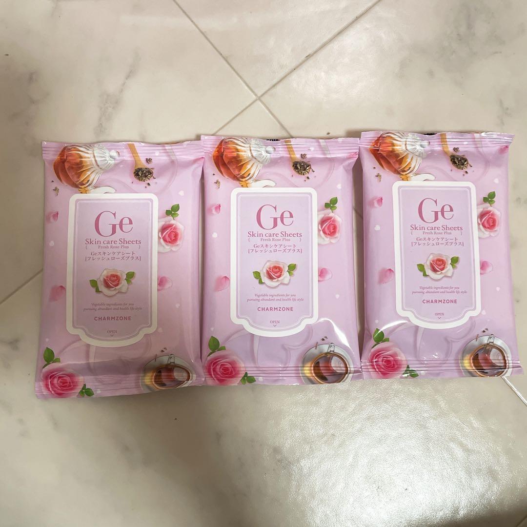 チャームゾーン Geスキンケアシート フレッシュローズプラス 360枚