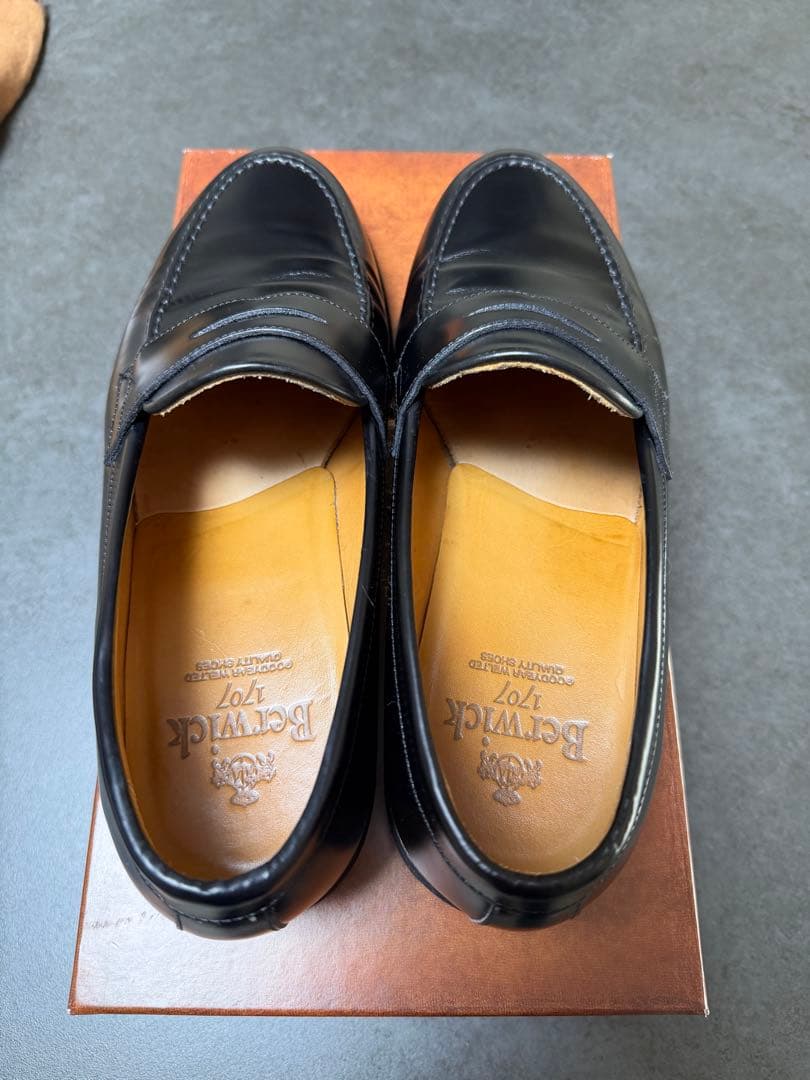 バーウィック1707　ローファー 26.5cm UK7