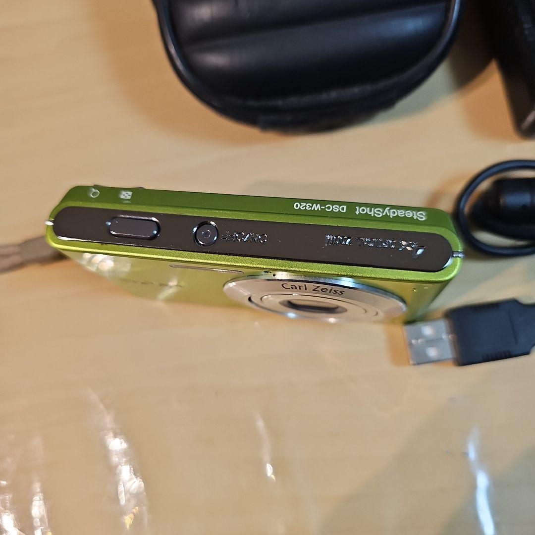 Sony Cyber-shot 14.1メガピクセル グリーン - メルカリ