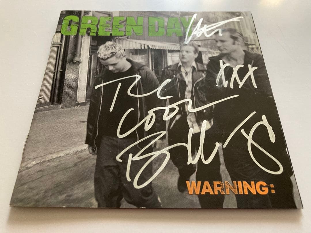 レアGREEN DAY 直筆サインCDWARNING グリーンデイパンクpunk - メルカリ