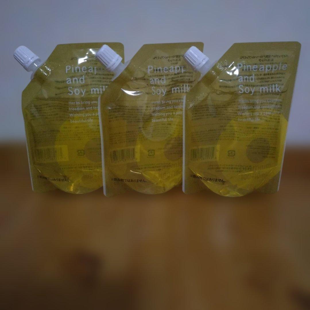 パイナップル豆乳ローションプレミアム　詰め替え用エコパック3個セット パイナップル豆乳ローションプレミアム 詰め替え用エコパック3個セット