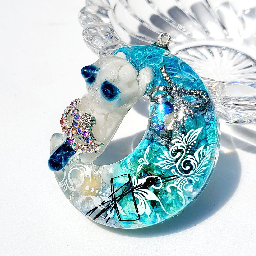 やっちゃん様専用 佐竹ガラス・天然石のフラワー オルゴナイト レジン