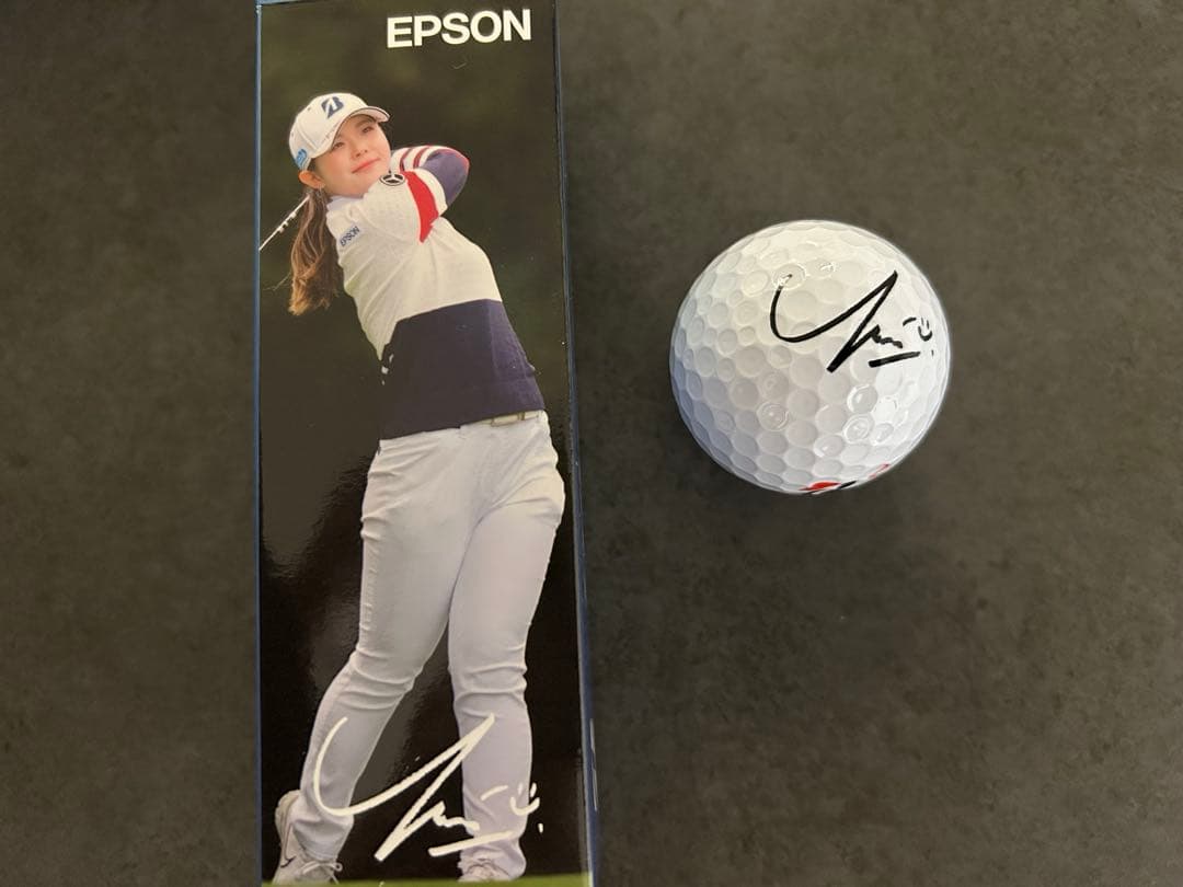 吉田優利 ゴルフボール （箱入り）サインプリント 6個 - メルカリ