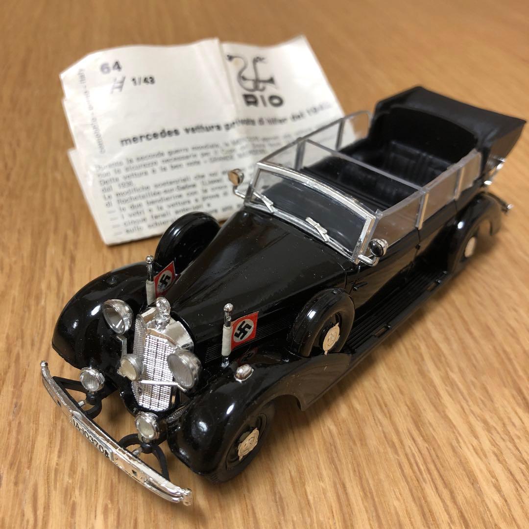 国家リーダー ヒトラー ベンツ770K 1/43 Rio - メルカリ
