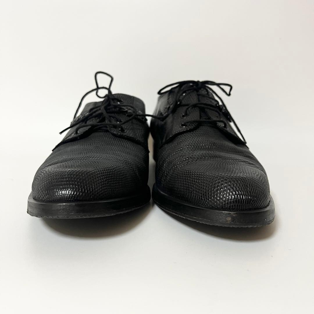 ヴェルサーチ　革靴　リザード　ビジネスシューズ　メデューサ　25.5cm