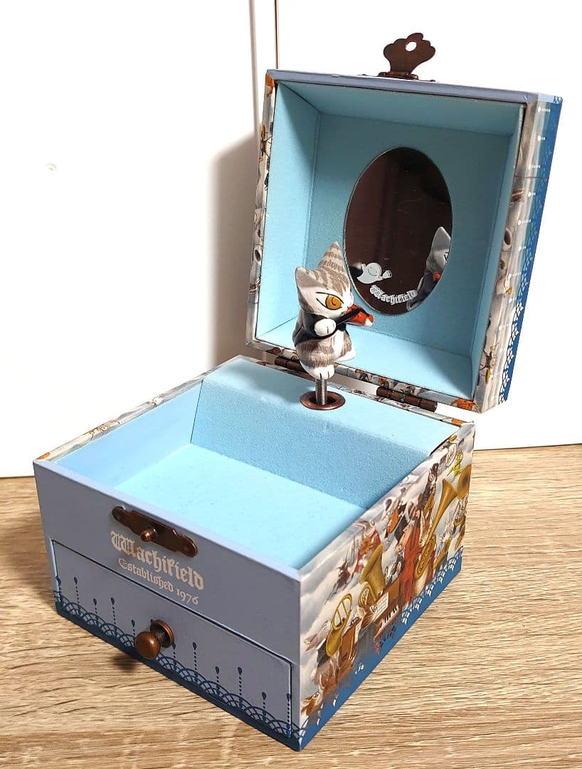 猫のダヤン オルゴール わちふぃーるど オルゴールBOX 小物入れ