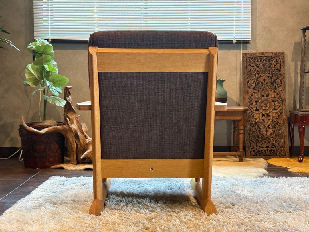 ①あっちゃん様HIDA カヤ KAYA 1Pソファ オーク無垢材 ラウンジ NG ①