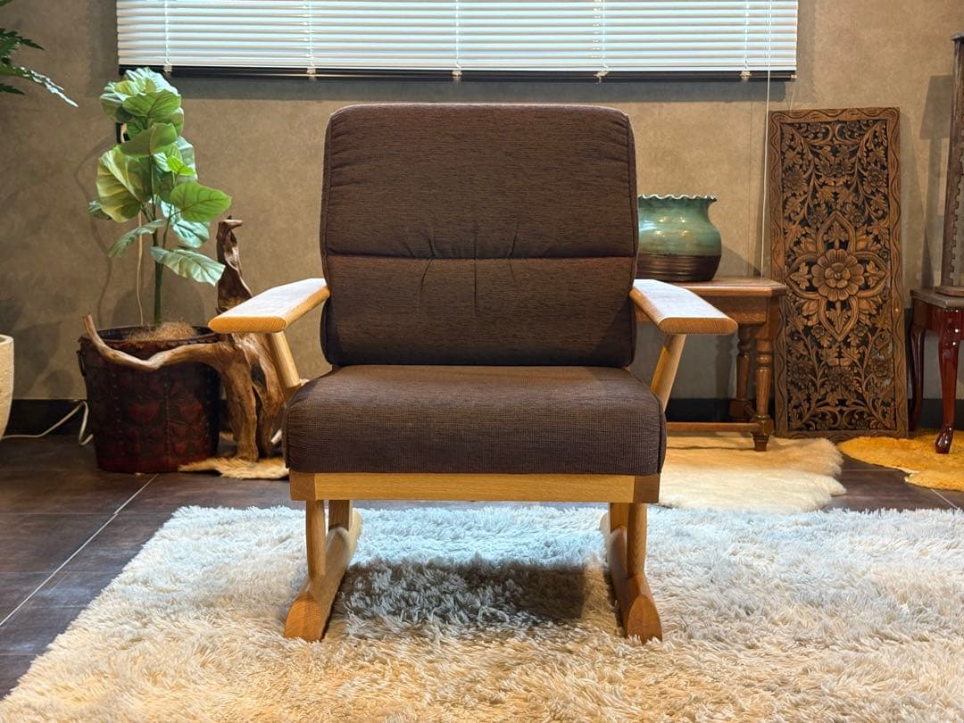 ①あっちゃん様HIDA カヤ KAYA 1Pソファ オーク無垢材 ラウンジ NG ①