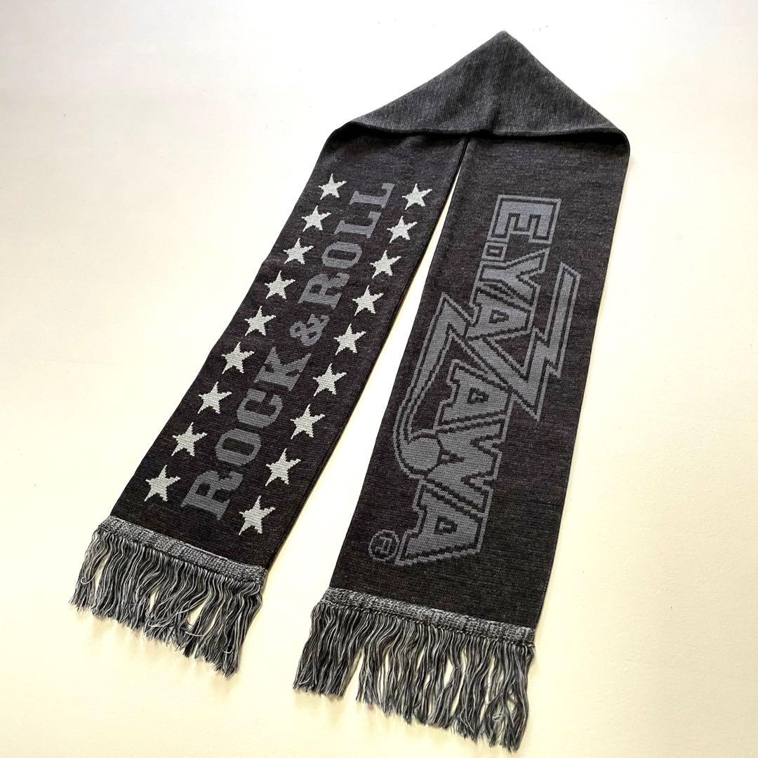 矢沢永吉/ ニットマフラー ( ロゴ ROCK&ROLL ) - メルカリ