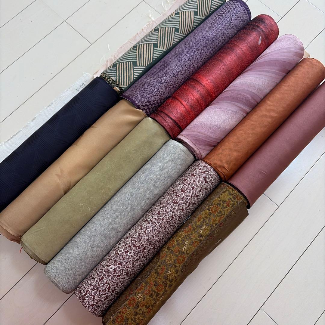 A*A様 ■S021■未使用品■正絹■美品　羽尺　反物　12点セット■大量まとめ