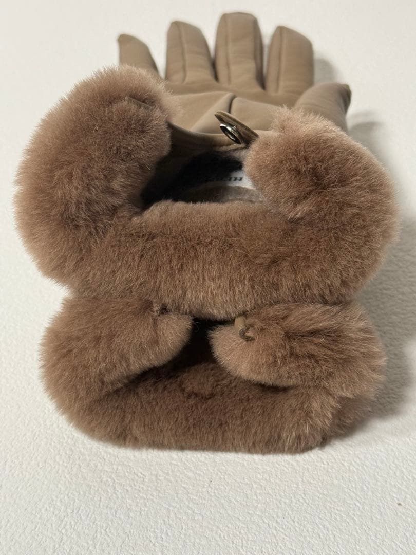 専用　　超美品！　エルメス　手袋　《プリンセス》ラム ケリー 南京錠　グローブ