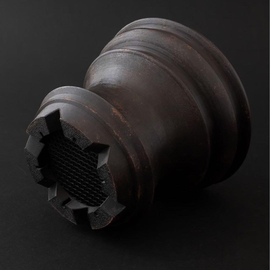 入道Karasu 4号直径12㎝ 3dプリンター鉢 作家鉢 アガベ - メルカリ