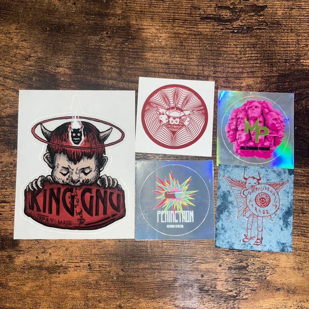 millennium parade king gnu ステッカー - メルカリ