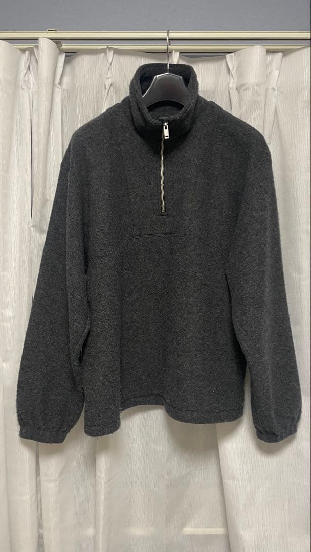 トップス YOKE Wool Fleece Half Zip Pullover YOKE Wool Fleece Half Zip Pullover Brown | HAVEN
