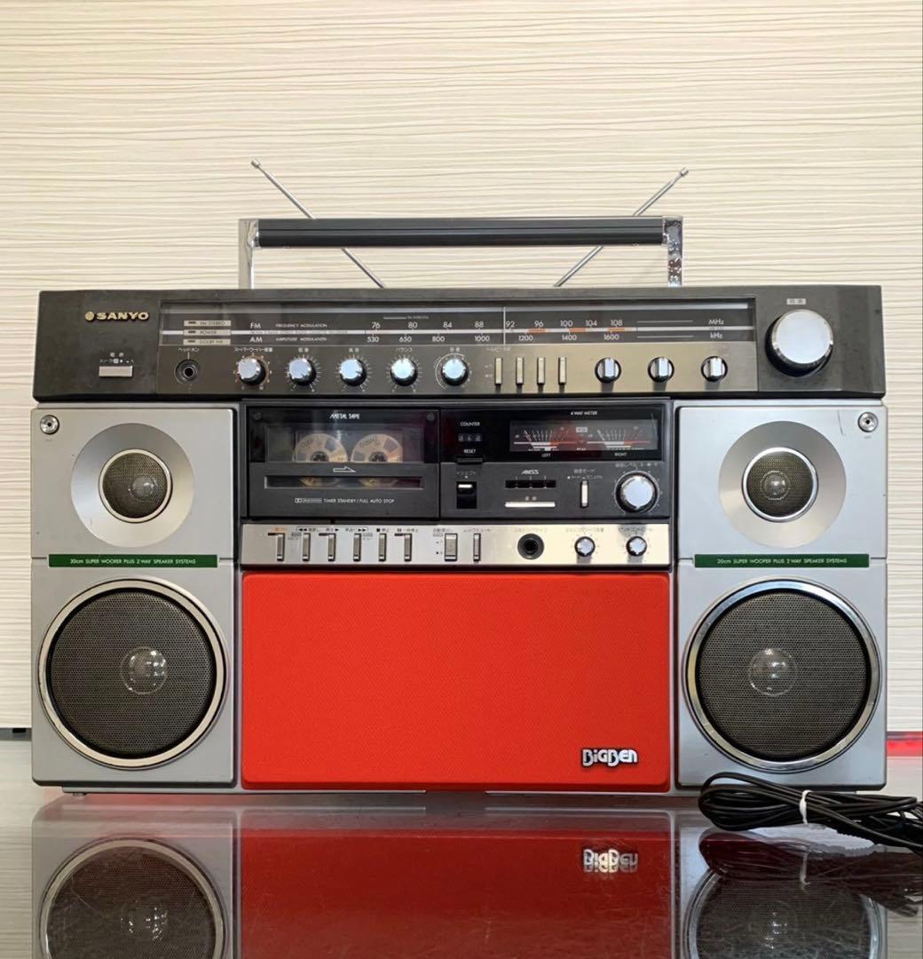 美品！SANYO サンヨー MR-X20 AM FM カセットデッキラジカセ Yahoo!オークション -「sanyo mr-x20」の落札相場・落札価格