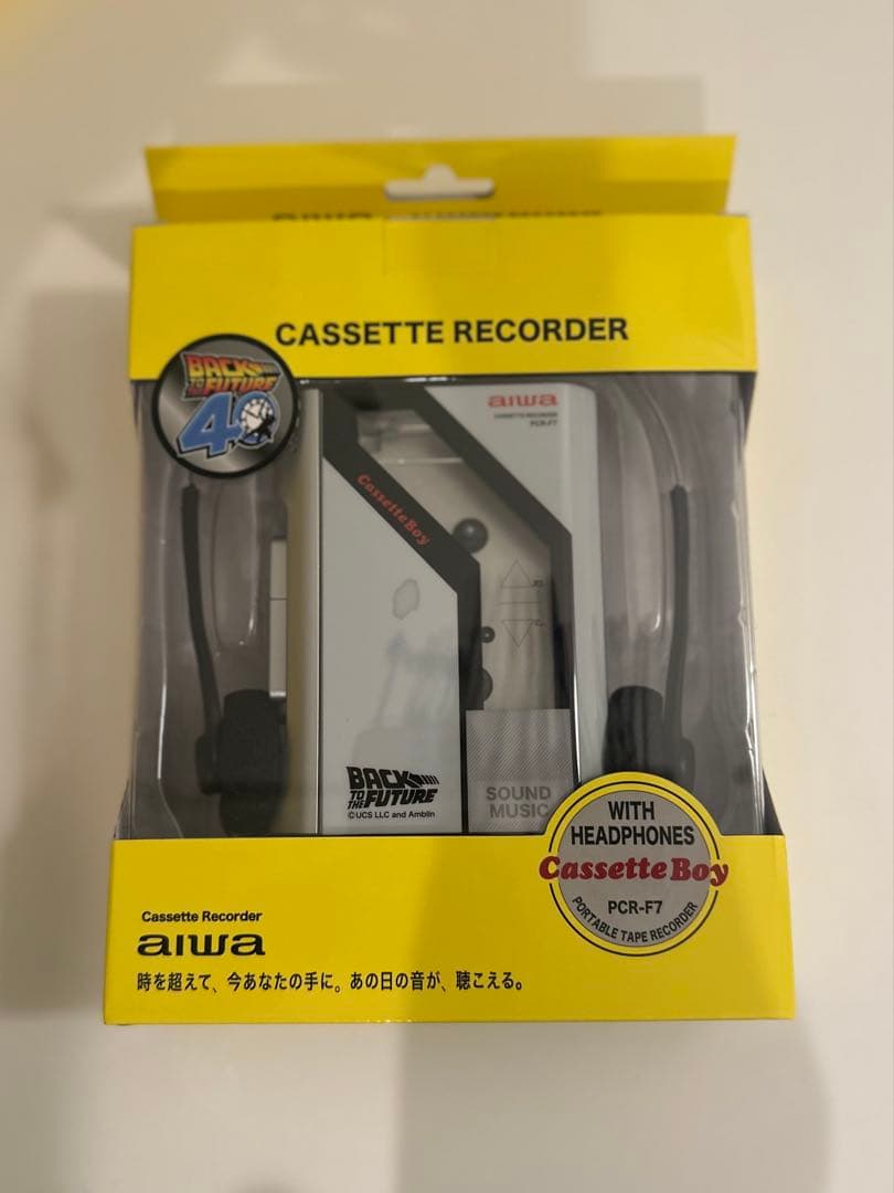 バックトゥーザフューチャー ポータブルカセットプレイヤー ドンキ