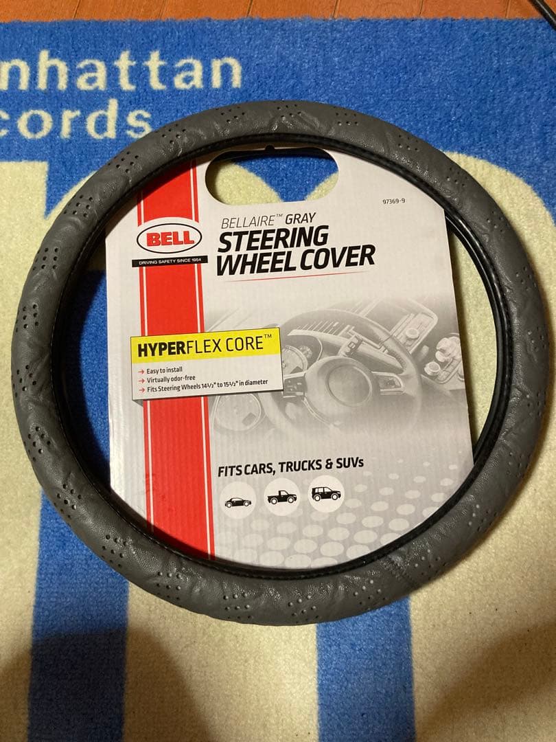 ラス1！USDM BELL ハンドルカバー　ステアリングカバーグレー 楽天市場】BELL(ベル) ハンドルカバー グレー/ブラック 22-1-970 : THE