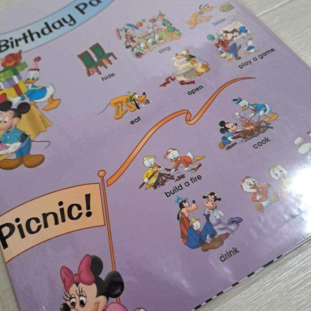 未開封】 ディズニー英語システム DWE シングアロング ポスター4枚