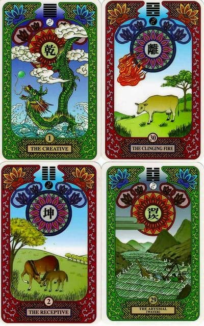 易占タロット 易占カード 高井紅鳳、はじめてのイーチンタロット 解説