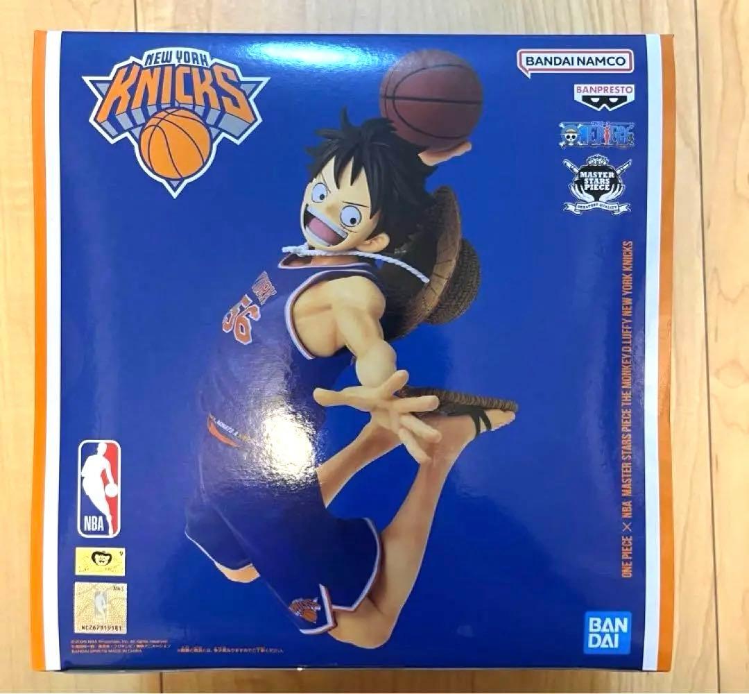 NBA ニックス ルフィ フィギュア ワンピースベースショップ KNICKS