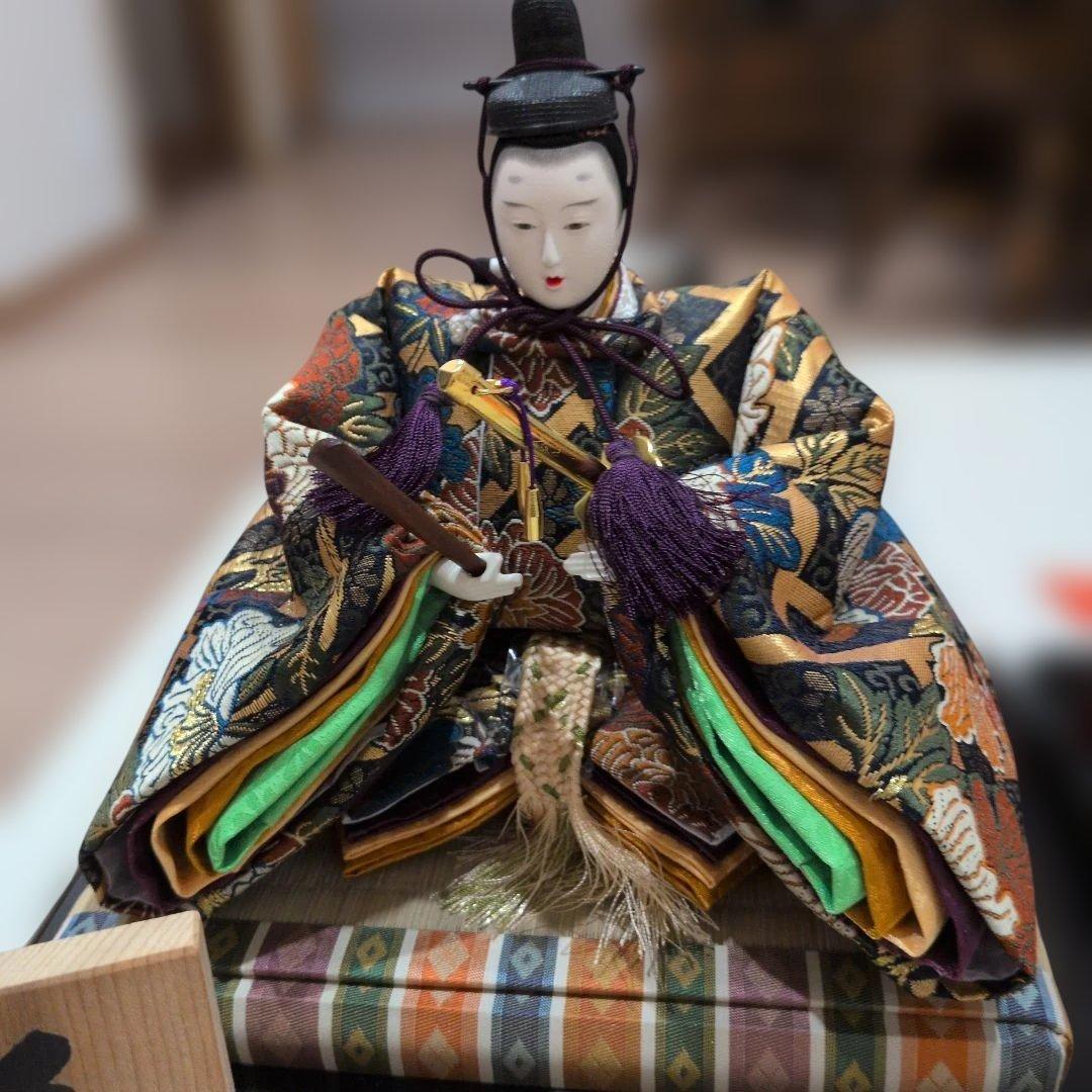 久月雛人形親王飾 安藤桂甫 清水久遊 島津