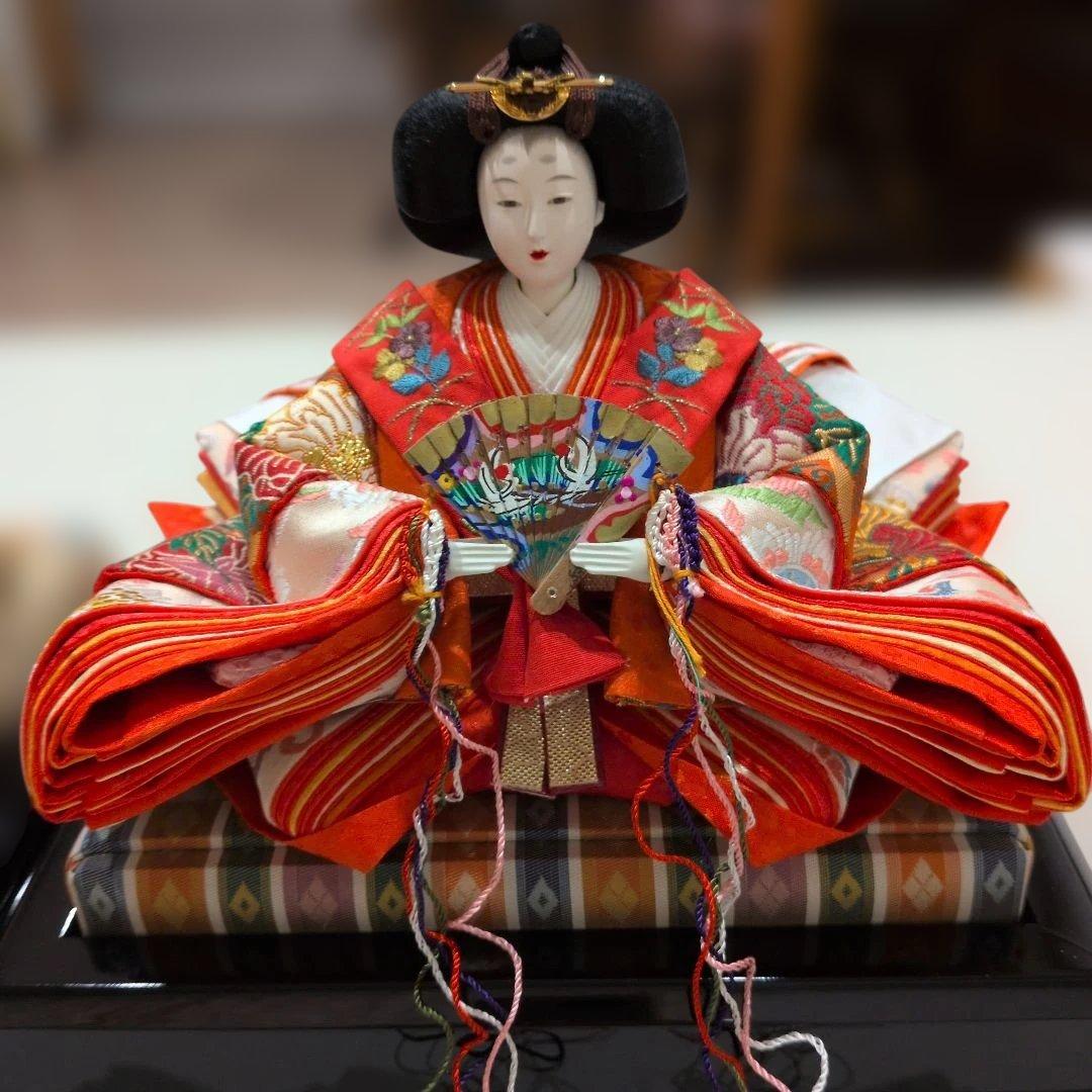 久月雛人形親王飾 安藤桂甫 清水久遊 島津