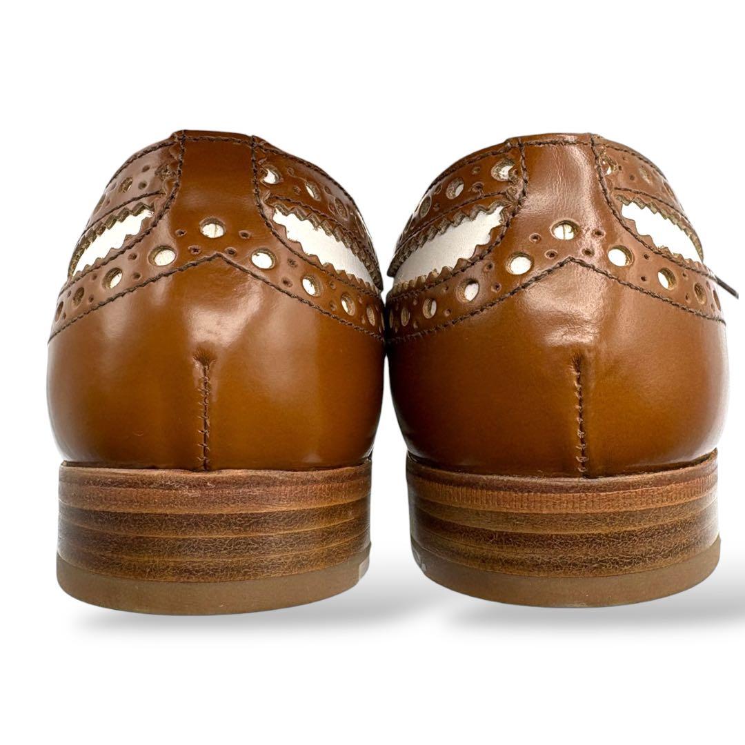 極美品 チャーチ BURWOOD 3W バイカラー ウィングチップ 22.5cm