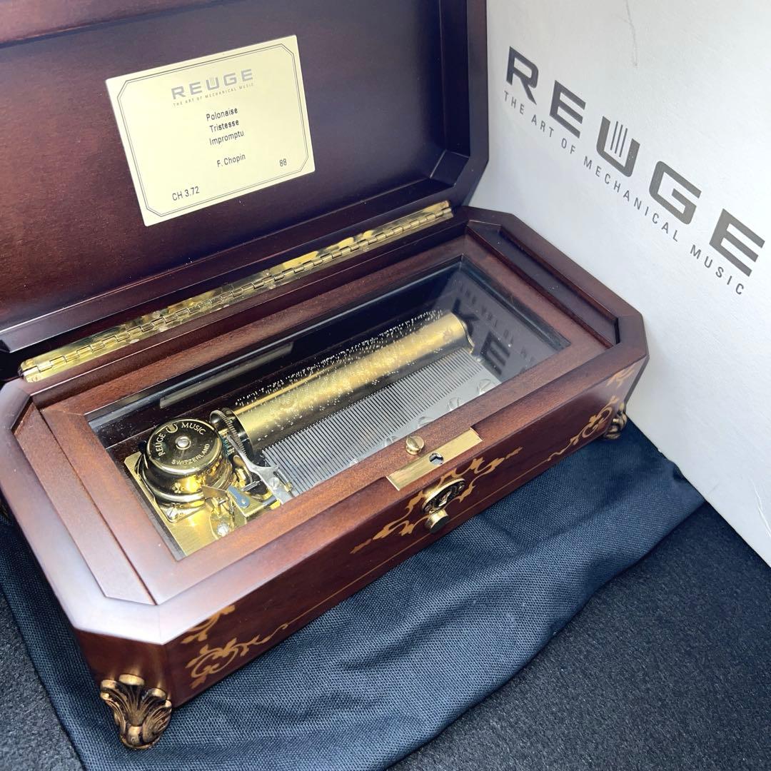 REUGEリュージュメカニカルミュージック3曲72弁オルゴール ショパン 共