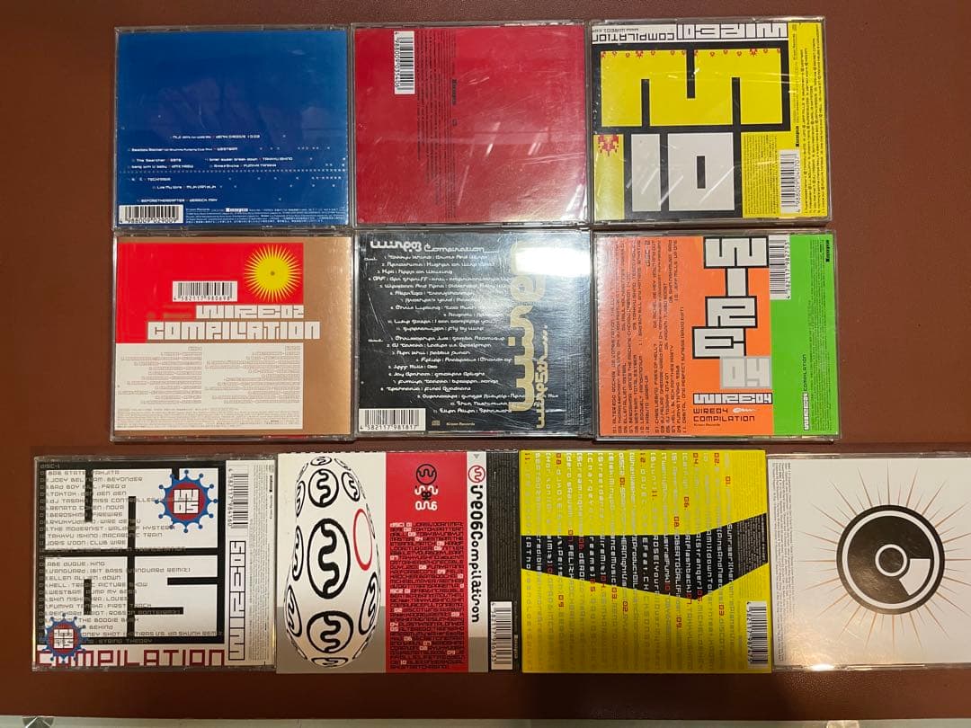 TECHNO CD】WIRE99-08 COMPILATION(10組セット)