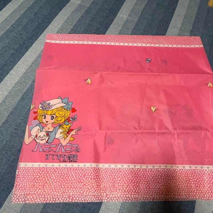 未使用　ハニーハニーのすてきな冒険　当時物　ナイロンシート　テーブルクロス