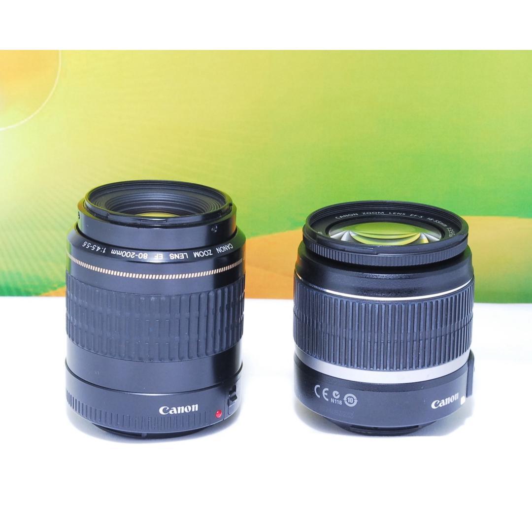 スマホ転送可✨Canon kiss X4 ダブルレンズ 初心者おすすめ 一眼レフ