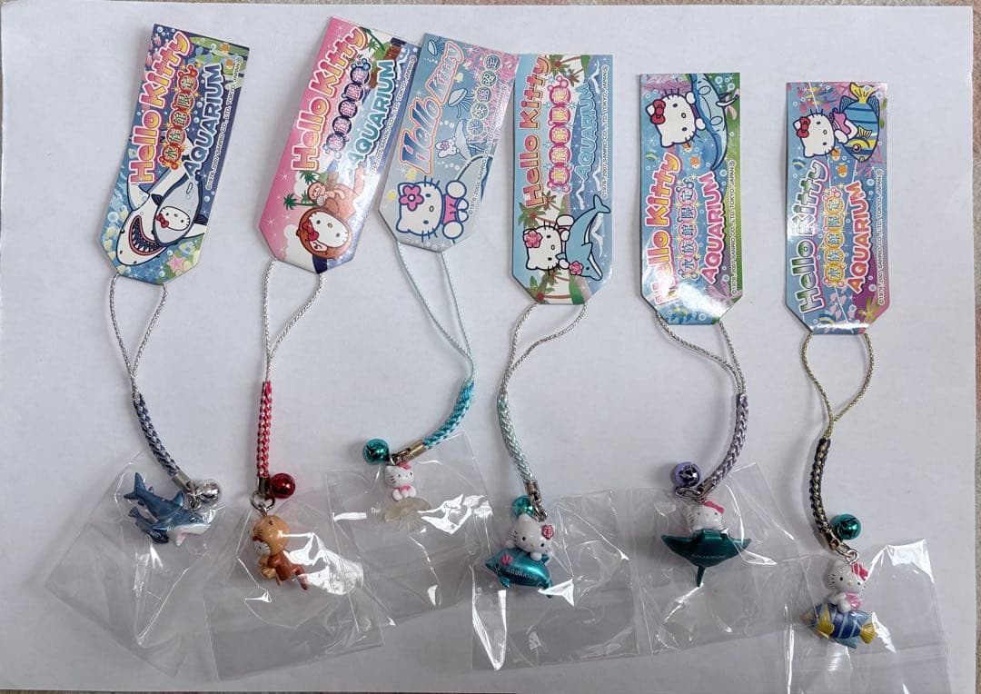 ハローキティ ご当地 水族館限定 根付 ストラップ - メルカリ