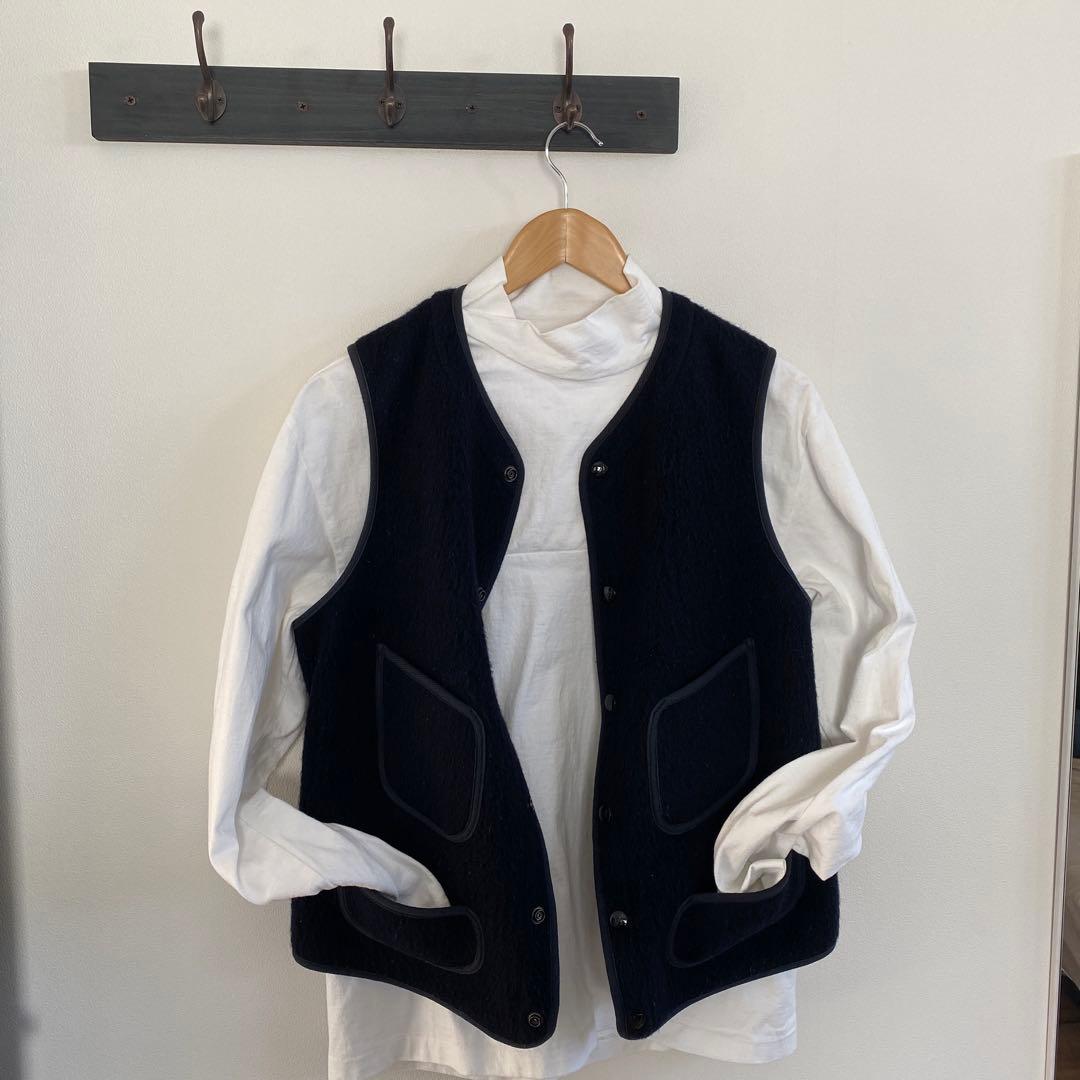 ANATOMICA ブラウンズビーチベスト 42ネイビー - メルカリ