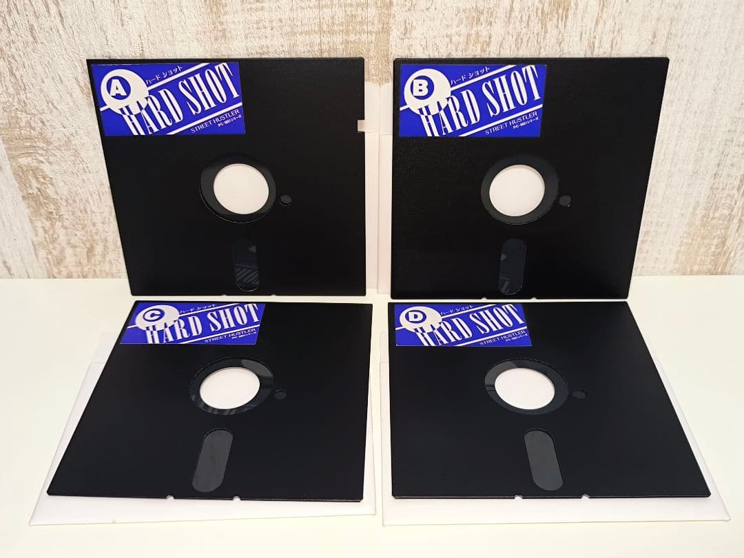 HARD SHOT ハードショット PC-9801 5インチ 2HD ビリヤード